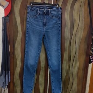 American Eagle Outfitters Mid Blue Skinny Jeans